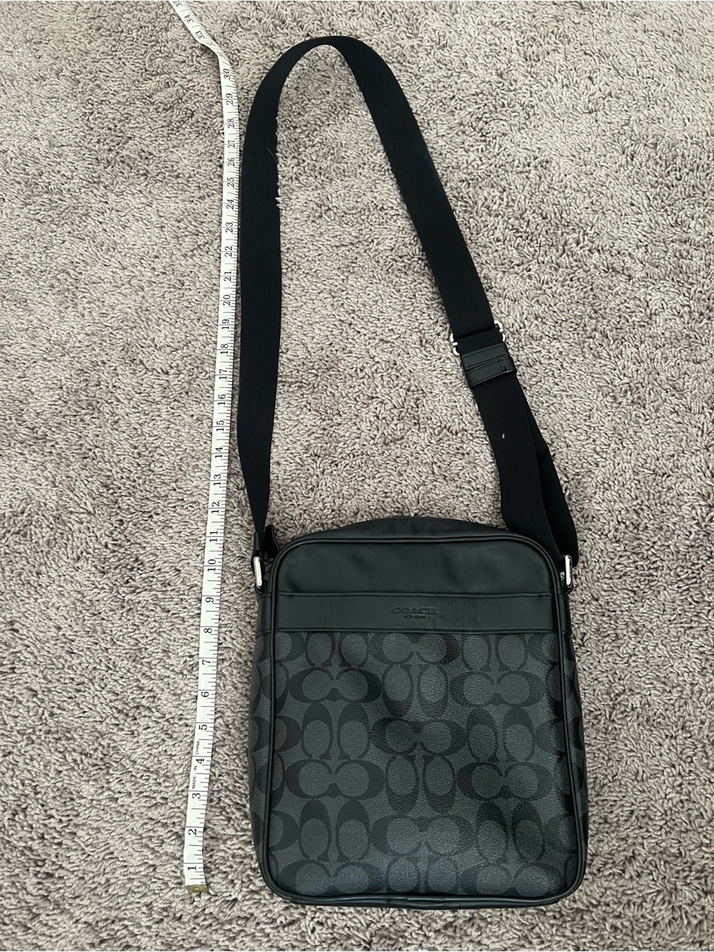 CoachWorld Black Signature Crossbody Bag - Picture 7 of 7